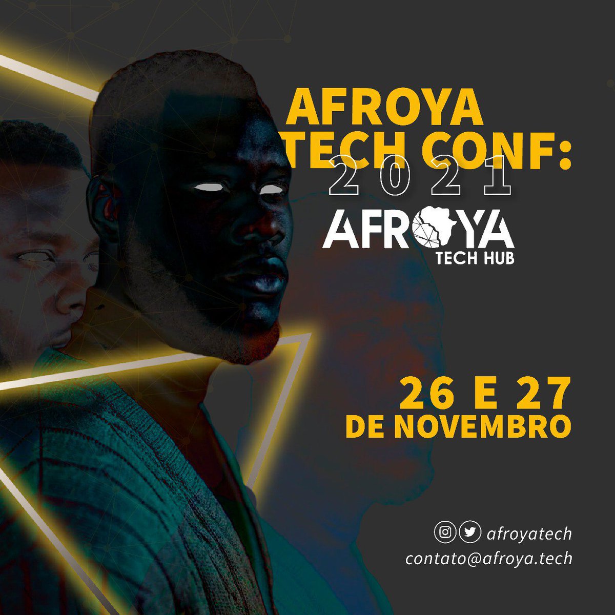 humrenan's tweet photo. Tá tendo hein 👀👀👀

AFROYA TECH CONF 2021 - Ao vivo e gratuito via Youtube nos dias 26 e 27 de novembro

TRILHA AFROYA | DIA 27 - https://t.co/qF1p9JNEIB

TRILHA DEVOPS | DIA 27 - https://t.co/LRBq4EJEew

#AFROYATECHCONF #BLACKDEVOPS https://t.co/xvyJ55j2Kf