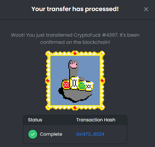 maxartproject's tweet photo. @Gaming_Ichie Your wallet has a new NFT ;) https://t.co/n8HFZcQG8Q