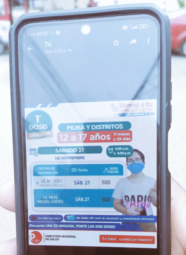 DIABLOT16's tweet photo. @HCevallosFlores Doctor Cevallos siendo las 09:20 am del día sábado 27 de noviembre 2021 ..NO EMPIEZA LA VACUNACION en IETNTE .MIGUEL CORTEZ - CASTILLA PIURA @Minsa_Peru @DiresaPiur @americatv_peru @noticiAmerica https://t.co/w3soyM6Ufi
