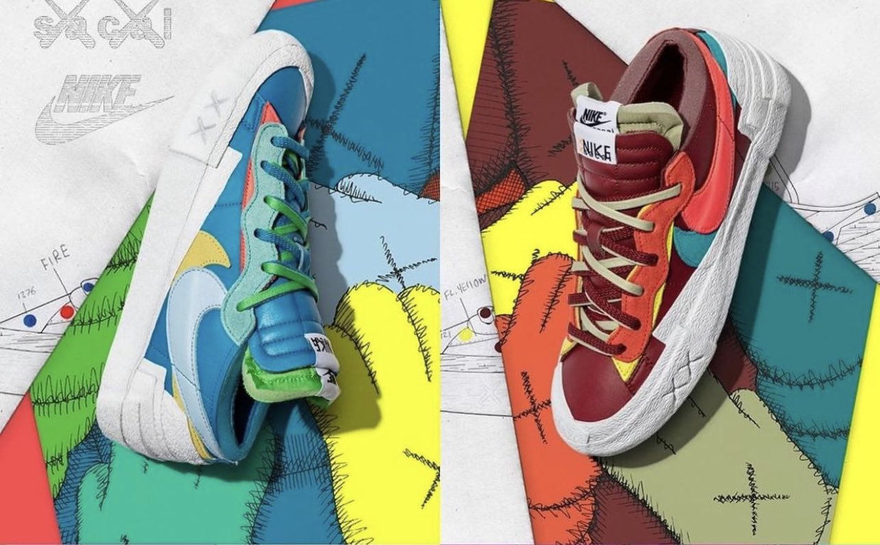 KAWS x sacai x Nike Blazer Low