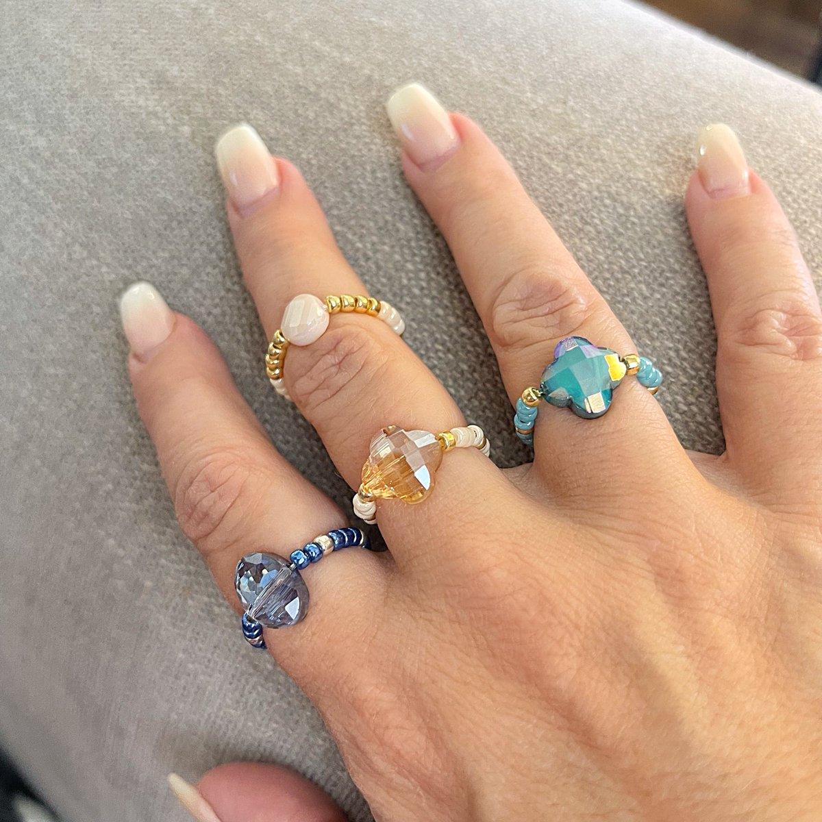LunaByRachel's tweet photo. ππ Pick your Ring Bling for the holidays ~ https://t.co/4Wbh5mnXl6 #stackrings #rings #mixnmatch #lunabyrachel #etsy #jewelry #stockingstuffers #beadedrings https://t.co/OfdQ97peio