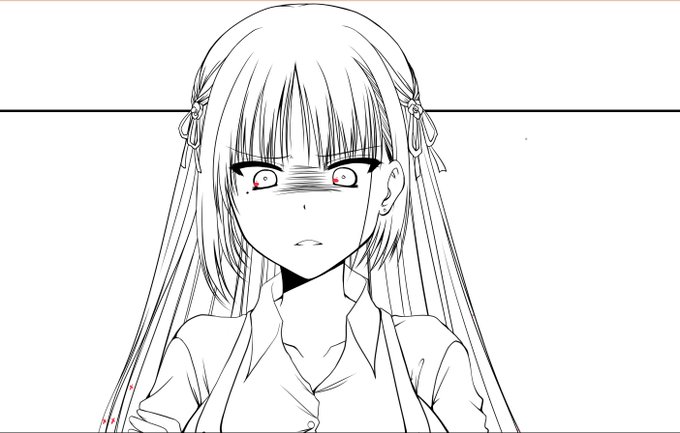 ペンいれゾーンに入ってPCに取り込んだので、今回のナツメさん本の見出し。やはりナツメさんといえばこのお顔。 