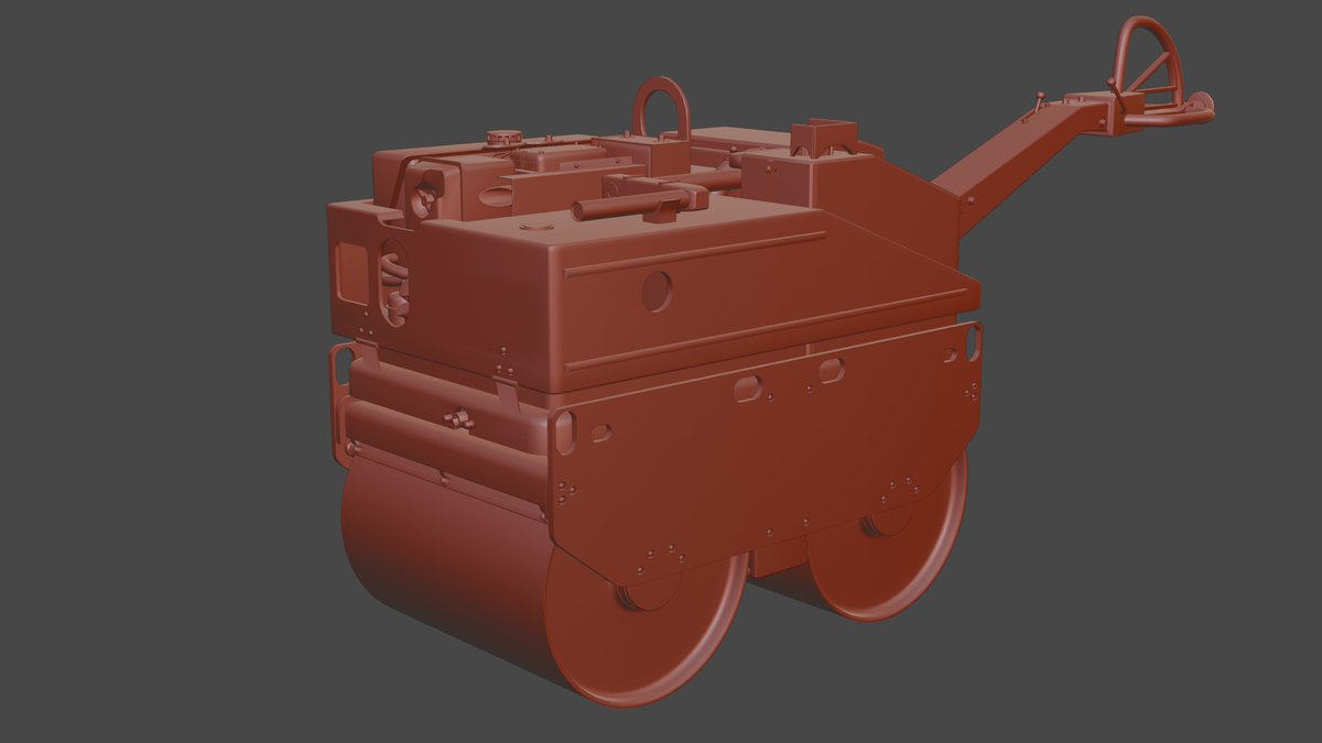 W4nou's tweet photo. Modélisation d'un Bomag BW 65H

Modèle réalisé sur Blender 2.93.6
Texture réalisé avec Photoshop 2021

Rendu Blender Cycles https://t.co/RWL7riCsT3