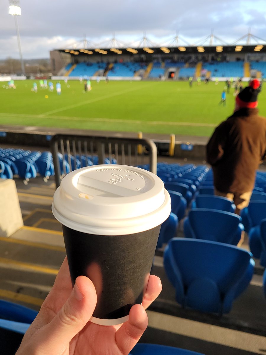 TheWalsk's tweet photo. Today begins the Irish League coffee review. Ballymena Showgrounds - 5.5/10. Great cup, shite coffee. #UppaCrues https://t.co/hjLhP7RMTl