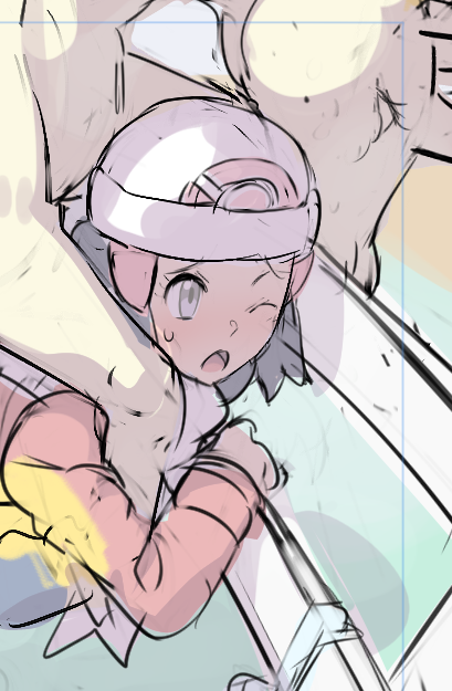 プラチナの服で描くのはかなり久々かも。 