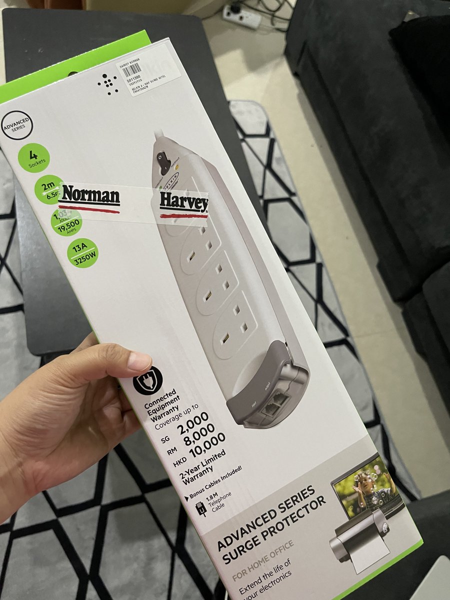AliatulAqila_'s tweet photo. Betul ke extension wire yang brand ni dapat elakkan sambaran kilat direct ke barang elektronik kita?? https://t.co/T6lOr584RK