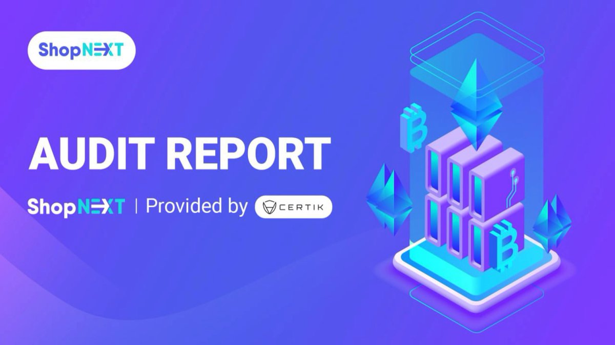 🛡Protecting community tokens from attacking is our top-most concern since the beginning. Proudly to be audited by <a href="/certik_io/">CertiK Old Account</a>, one of the best blockchain security firms in the world.💪

👉 Detail reports: certik.com/projects/shopn…

#ShopNEXT #ShopToEarn $NEXT