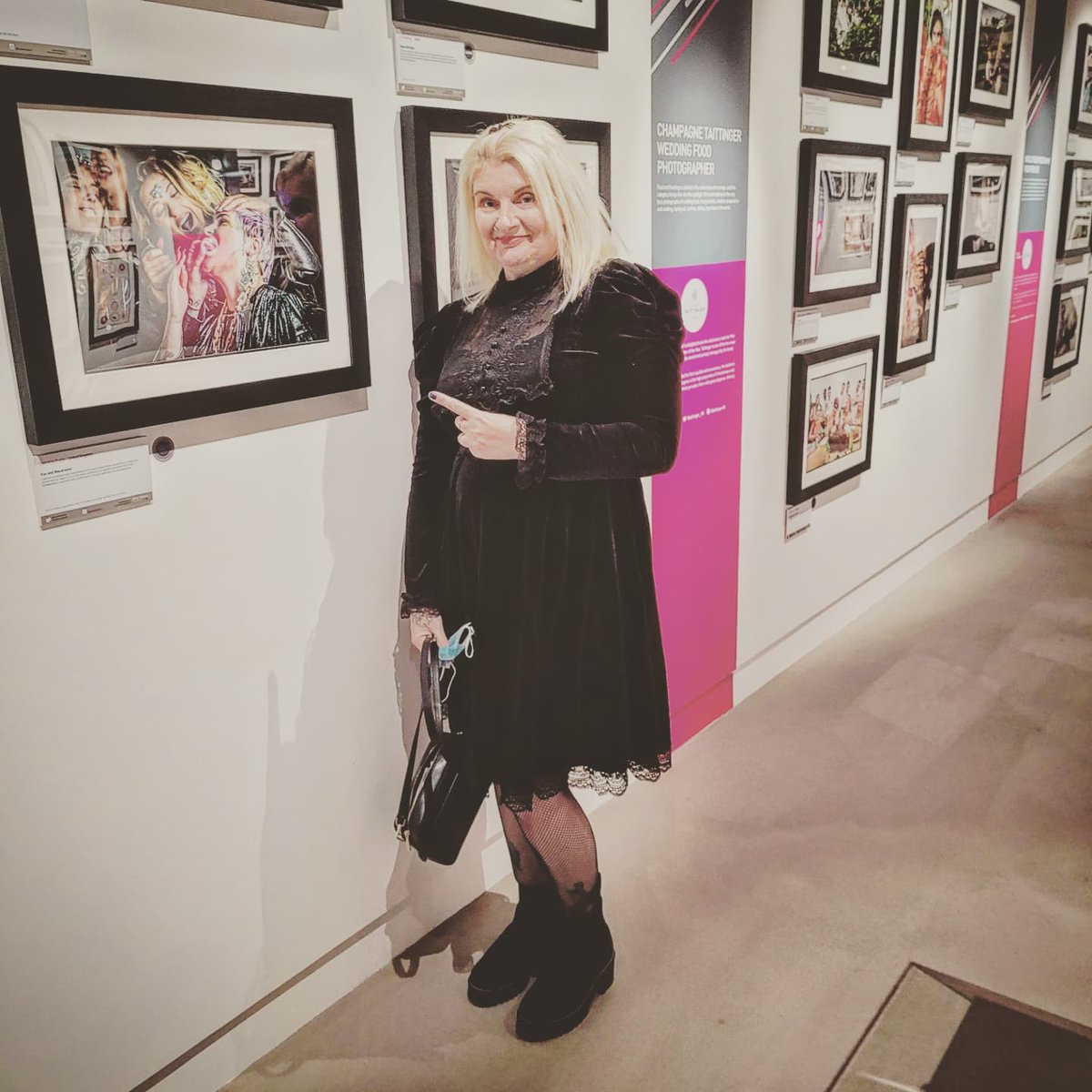 lorrainejpoole's tweet photo. Fabulous trip to Bristol for a champagne reception and view of the winners gallery of the Pink Lady Food Photographer of the Year 2021.  Thank you to all the judges for voting for my entry and awarding me 3rd place in the Food for Celebration category. @The_RPS @FoodPhotoAward https://t.co/beOni74UnU