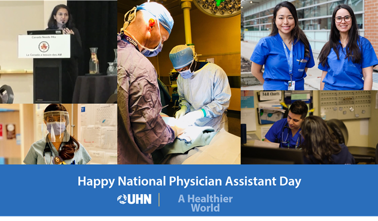 Happy #PhysicianAssistantDay! Throughout the pandemic, Physician Assistants (PAs) have worked in all areas of patient care at UHN, including on COVID in-patient teams, in the assessment centre and in the Emergency Room. #ThankYou to all PAs!