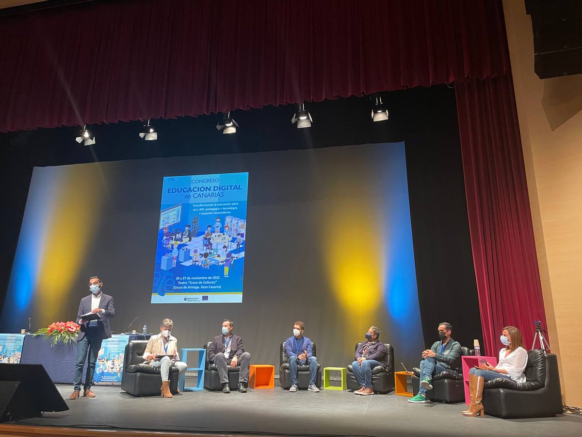 📢Concluye en #canariaseducacion2021 la mesa "Transformando la educación para el s. XXI: pedagogía + tecnología + espacios inspiradores" Para seguir el congreso en streaming pincha aquí⬇️
youtube.com/channel/UCRDmV…
#UCTICEE #FEDER #Canarias @EducacionCan