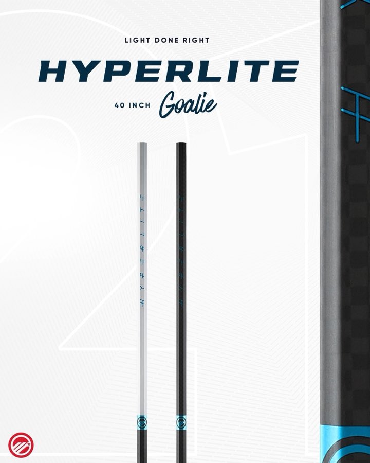MaverikLacrosse's tweet photo. Our lightest shaft means one thing for you 🧱 walls out there… quicker hands. The elite carbon fiber shaft, the Hyperlite, now comes in 40 inches‼️
#LightDoneRight https://t.co/Zdxw8jO0lK