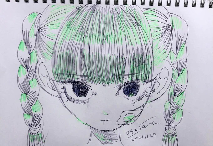 042
20211127
#雑魚共ドローイング 
