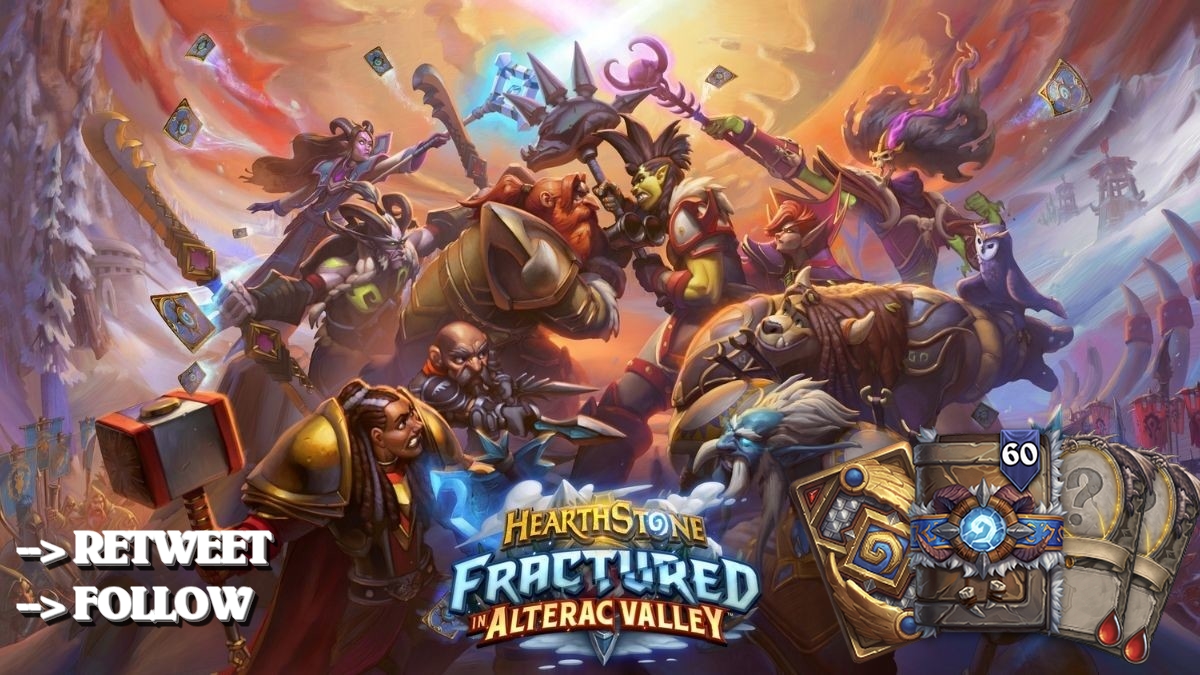 KeuhnHS's tweet image. 🎁Blizzard m&apos;a offert une précommande de la prochaine extension, je vous la fait gagner!

La précommande contient:
🔹60 boosters
🔹2 légendaires aléatoires
🔹Un dos de carte unique

Pour participer:
🔄Retweet
✅Follow

Tirage au sort le 06/12