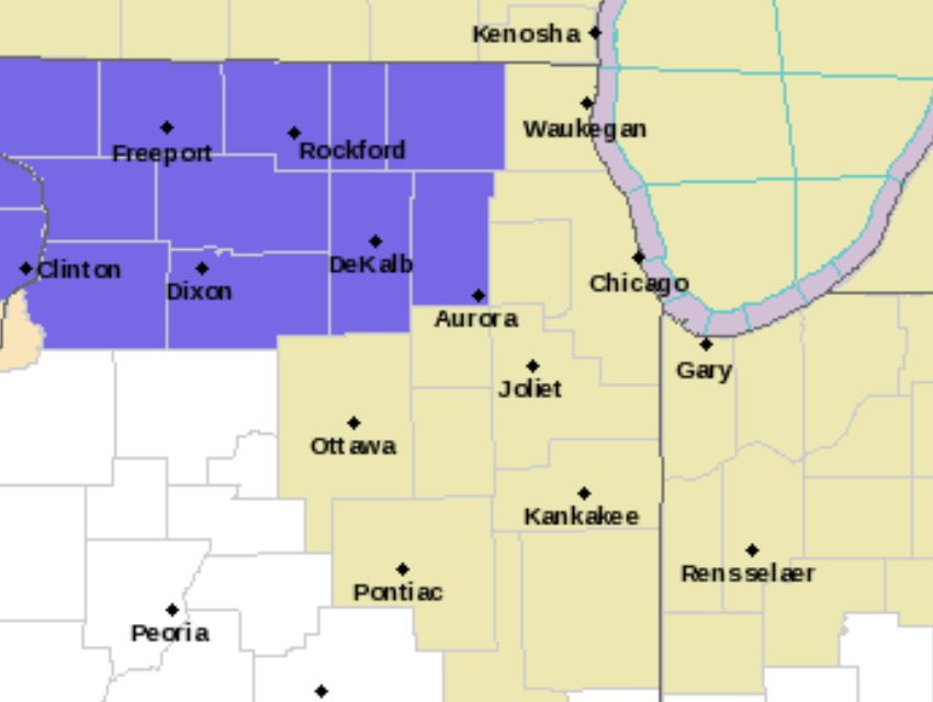 TammieSouza's tweet photo. #WinterWeatherAdvisory #Kane #DeKalb #McHenry counties #Chicago area through noon #FreezingRain #Sleet mix could produce ice glaze on roads & elevated surfaces ๐ง Take it easy on those roads this AM @cbschicago #CBSNChicago #CBSMornings https://t.co/u3xXLkZuyA