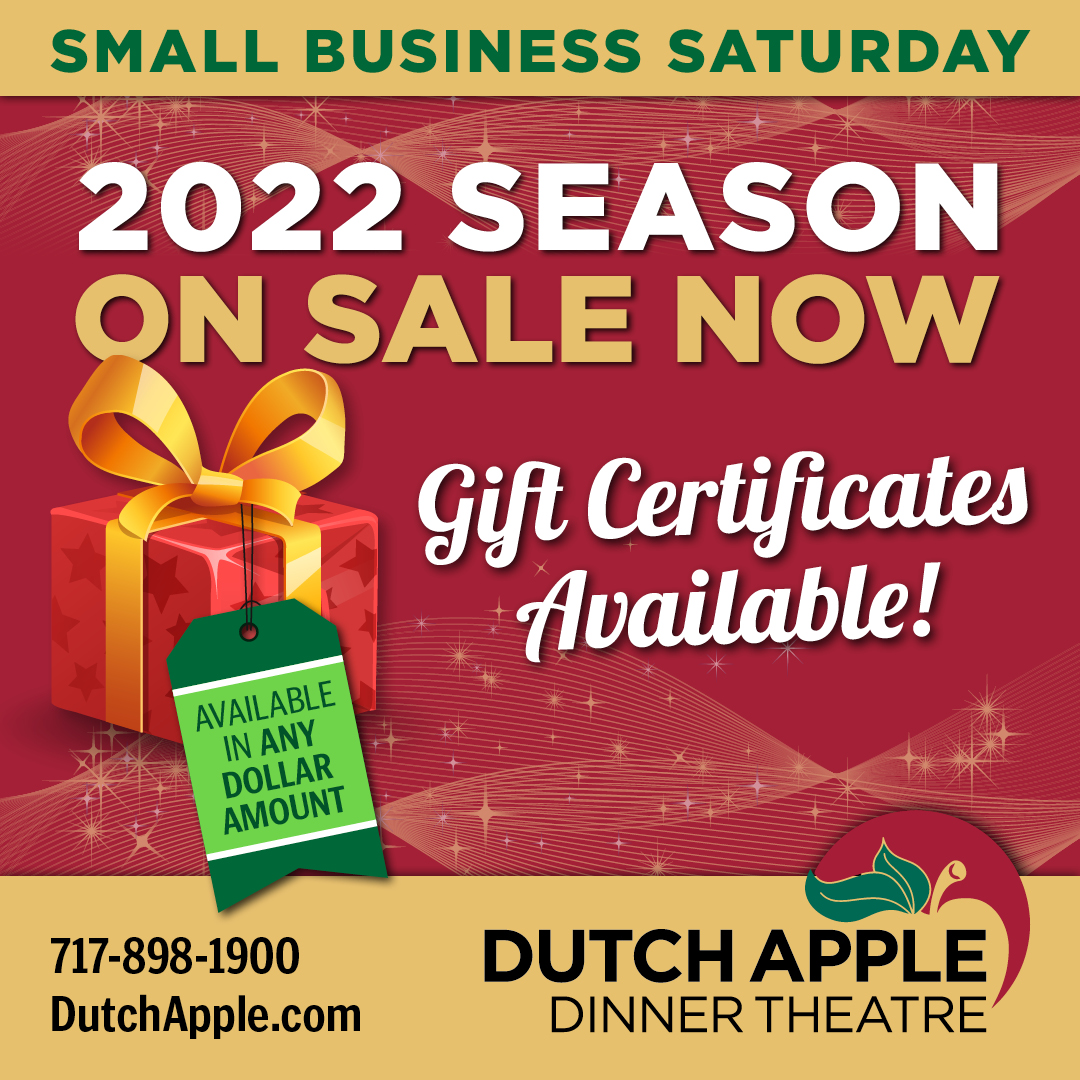 It's small business Saturday! Gift certificates are available now for purchase online and at the box office. The best part: they never expire and can be put towards any show or concert!