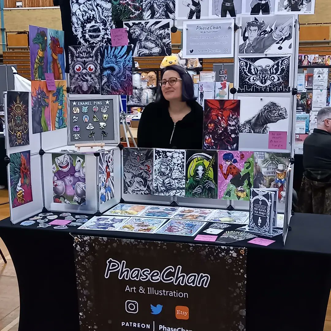 PhaseChan's tweet photo. Reading comic con today!
It's been a great time so far - come say hi if you are around! โค๏ธ
#readingcomiccon @ConReading https://t.co/CCIC25xwgr