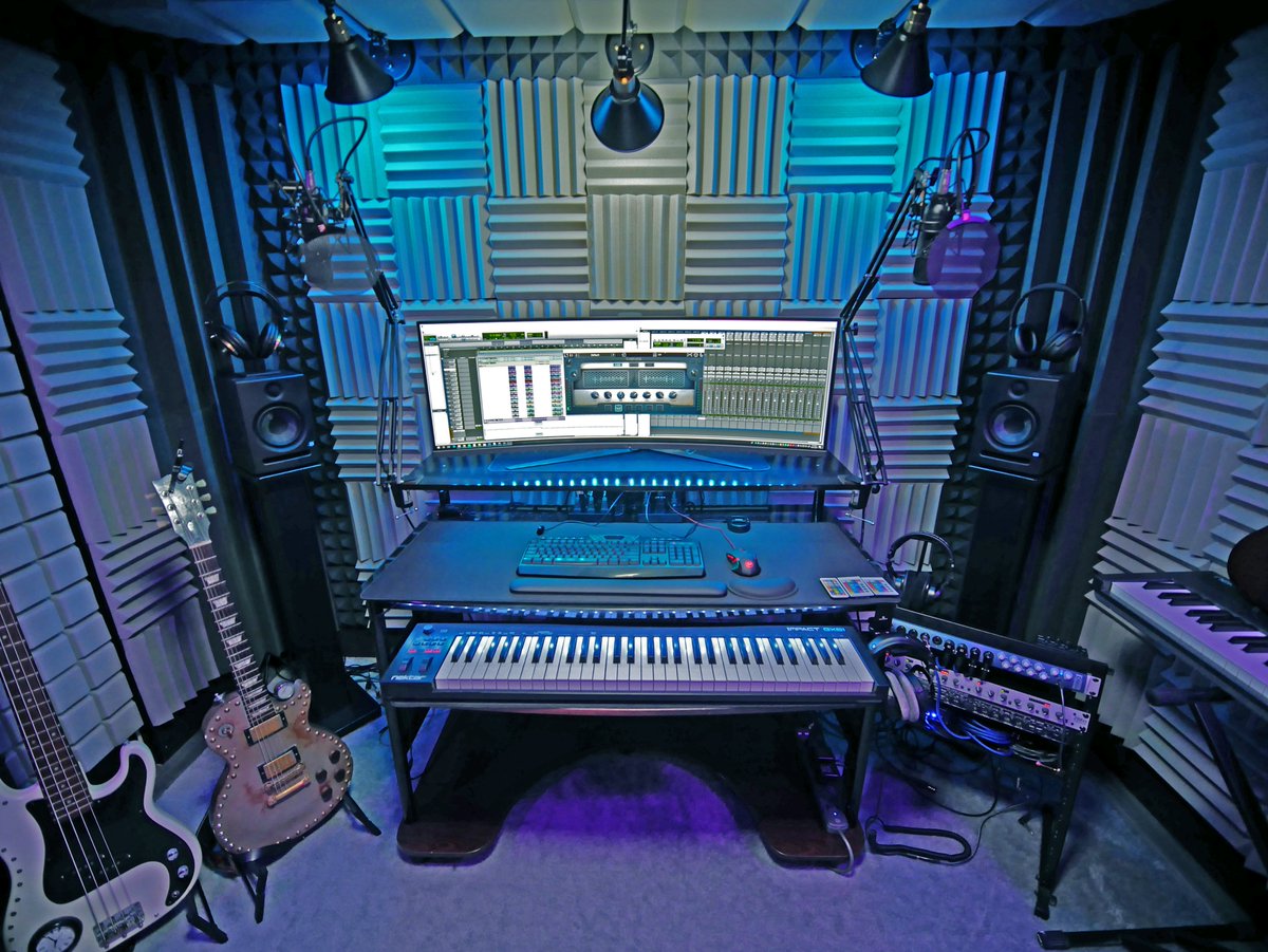 thecogisdead's tweet photo. THE COG IS DEAD'S NEW STUDIO IS COMPLETE! This room is sound proof and fully acoustically treated from top to bottom. It's the absolute best recording space we've ever had and it will make an amazing creative space to make music for years to come! #newstudio #steampunk #music https://t.co/sAd9n3sTpr