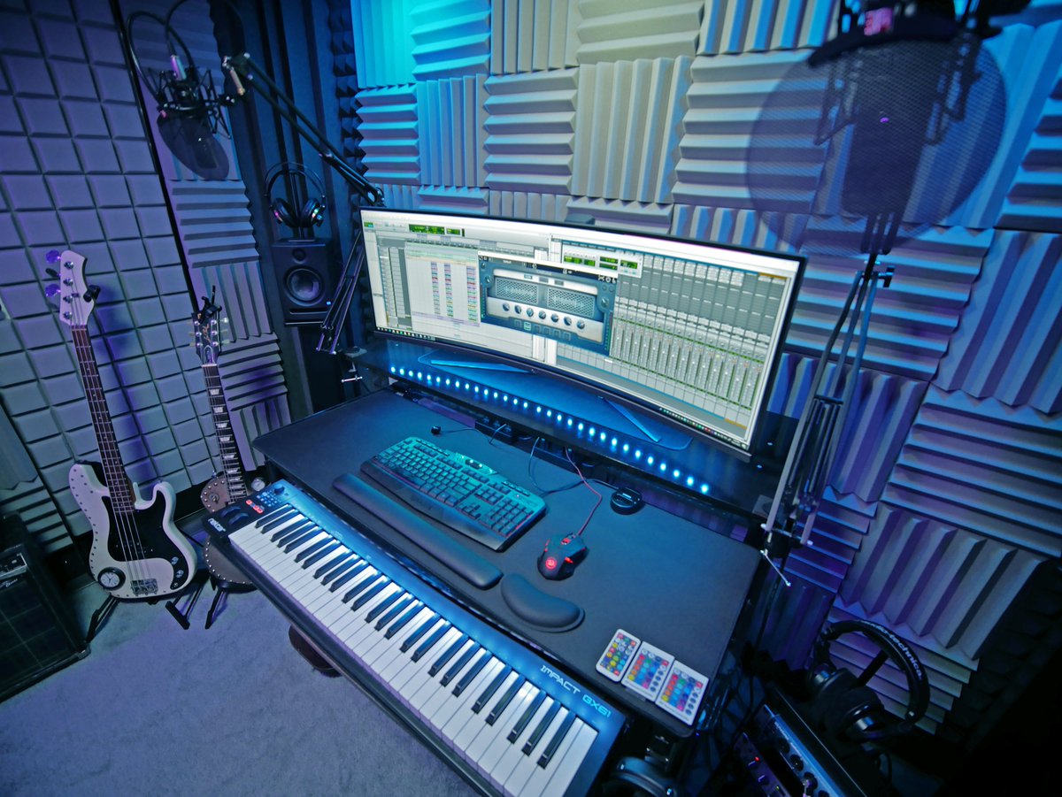 thecogisdead's tweet photo. THE COG IS DEAD'S NEW STUDIO IS COMPLETE! This room is sound proof and fully acoustically treated from top to bottom. It's the absolute best recording space we've ever had and it will make an amazing creative space to make music for years to come! #newstudio #steampunk #music https://t.co/sAd9n3sTpr