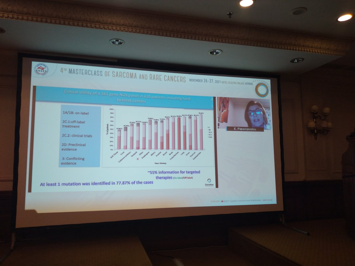 GreekSarc's tweet photo. Research in sarcomas #4thMasterclass @DrCeSarcoma @KokkaliStefania @AgaWozniak1 https://t.co/7xReXRrSzB