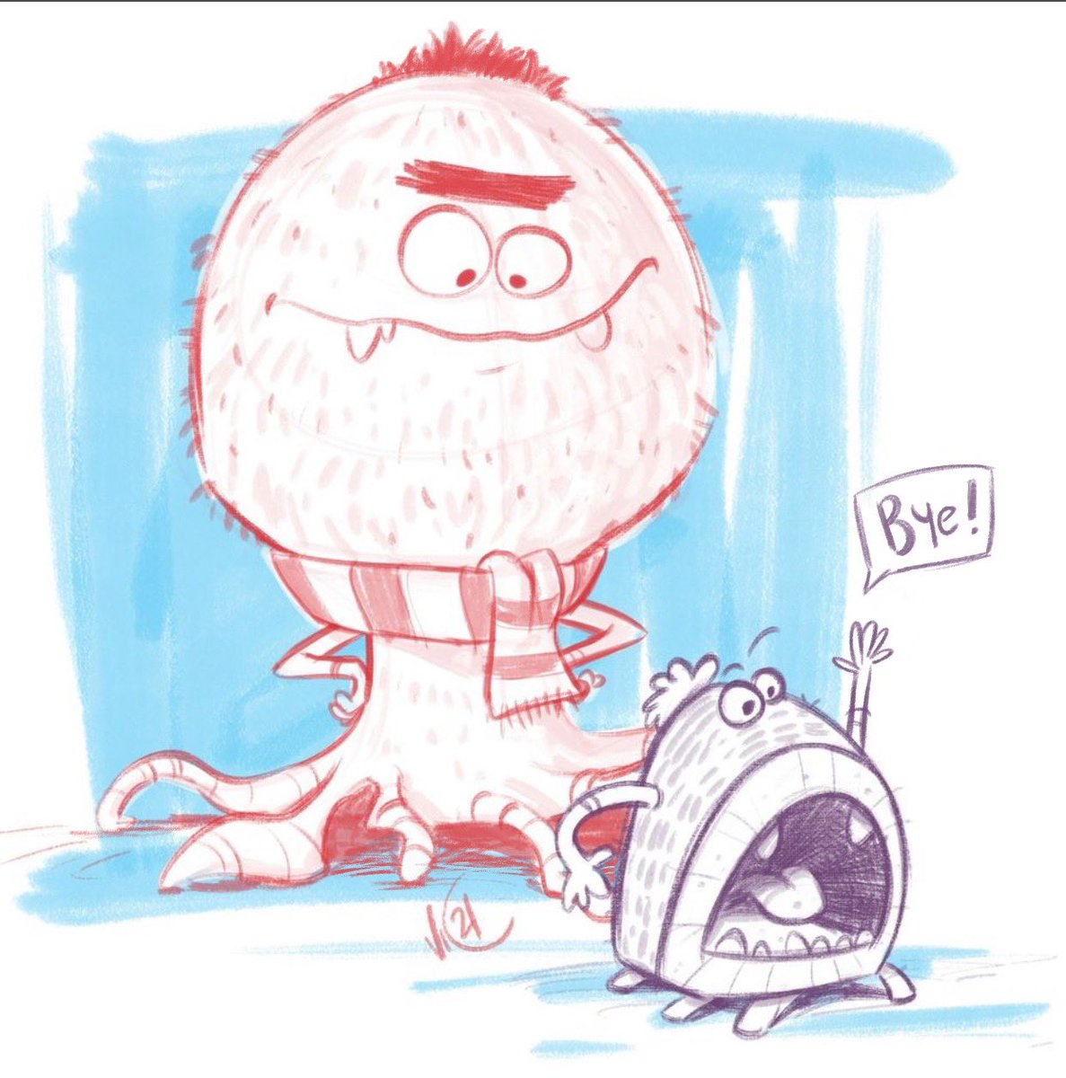 a couple of weirdos......

#characterdesign #characters #character #animation #2danimation #handdrawn #illustration #doodling #illustrator #drawing #sketching #doodle #draw #ArtistOnTwitter #animator #artwork #conceptart #characterart #dailydoodle #CharacterAnimator