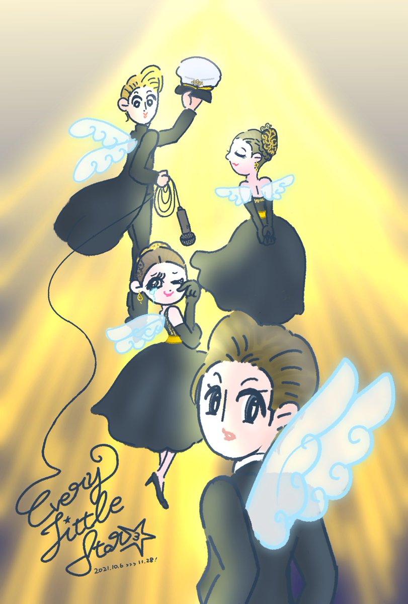 sakurapplause's tweet photo. ELS華月チーム、本日千秋楽！！
🌟🌟🌟🌟

*✭˚･ﾟ✧*･ﾟ*✭˚･ﾟ✧*･ﾟ*✭˚･ﾟ✧
#EveryLittleStar 
#OSK日本歌劇団
#72回の規則違反
#72回愛を知った天使たち
✭˚･ﾟ✧*･ﾟ*✭˚･ﾟ✧*･ﾟ*✭˚･ﾟ✧ https://t.co/MLCV71rk4s