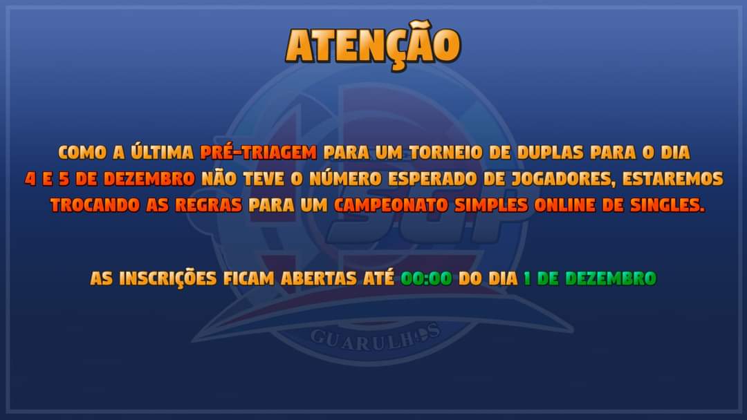 SmashGuarulhos's tweet photo. Lembrete que o Camp de Duplas foi cancelado e agora será um single. Como de costume, colem no Discord para mostrar seu interesse! Link na Bio! https://t.co/UEa07eaZiB