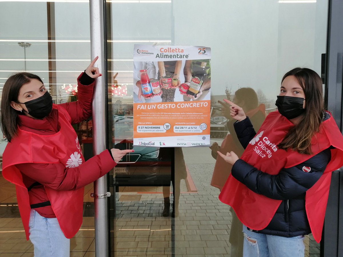 caritassaluzzo's tweet photo. fino alle 19:30
#CollettaAlimentare #bancoalimentare per il nostro Emporio della Solidarietà
#caritas #saluzzo #caritassaluzzo

i nostri volontari vi aspettano di fronte ai supermercati Mercatò e Penny Market https://t.co/BnzDf2sB47