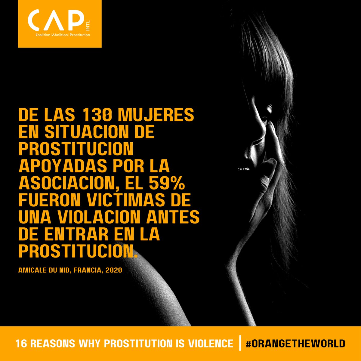 CAPintl's tweet photo. Razón #3

#16ReasonsWhyProstitutionIsViolence
#OrangeTheWorld https://t.co/xE1eWVaweQ