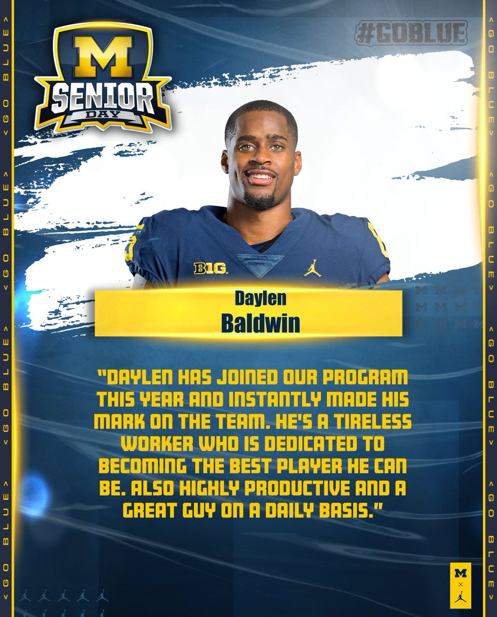 UMichFootball's tweet photo. #GoBlue // @DaylenBaldwin10 https://t.co/EptJDZQUpQ