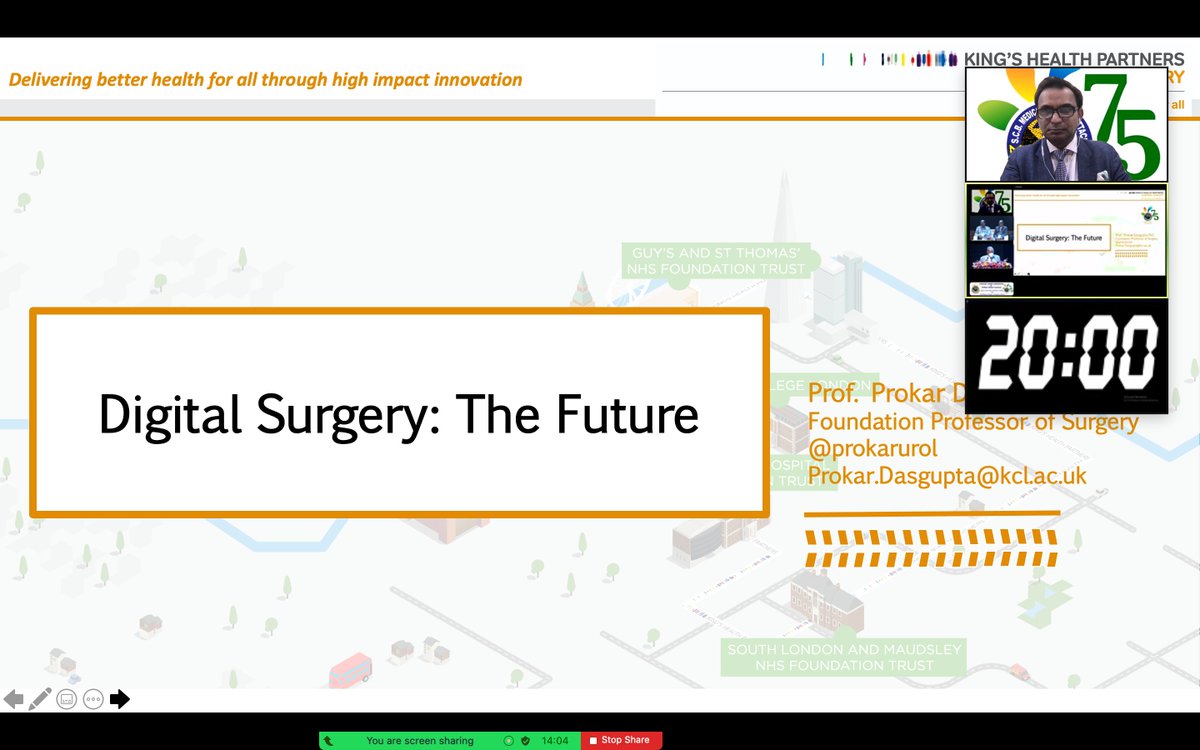 prokarurol's tweet photo. I was born in #Odisha
It is rare to have the opportunity to address colleagues from your place of birth
Thank you #SCBCuttack 75th Anniversary for the honour of sharing the future of #DigitalSurgery on behalf of @kingshealth
The themes will be about cost, connectivity & AI https://t.co/4XgemqRosn