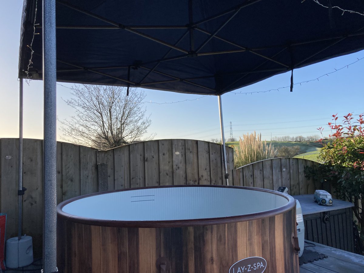 Really nice one earlier this week. Great setting, this will be gorgeous in the evening with all the stars out and sat boiling in a tub.