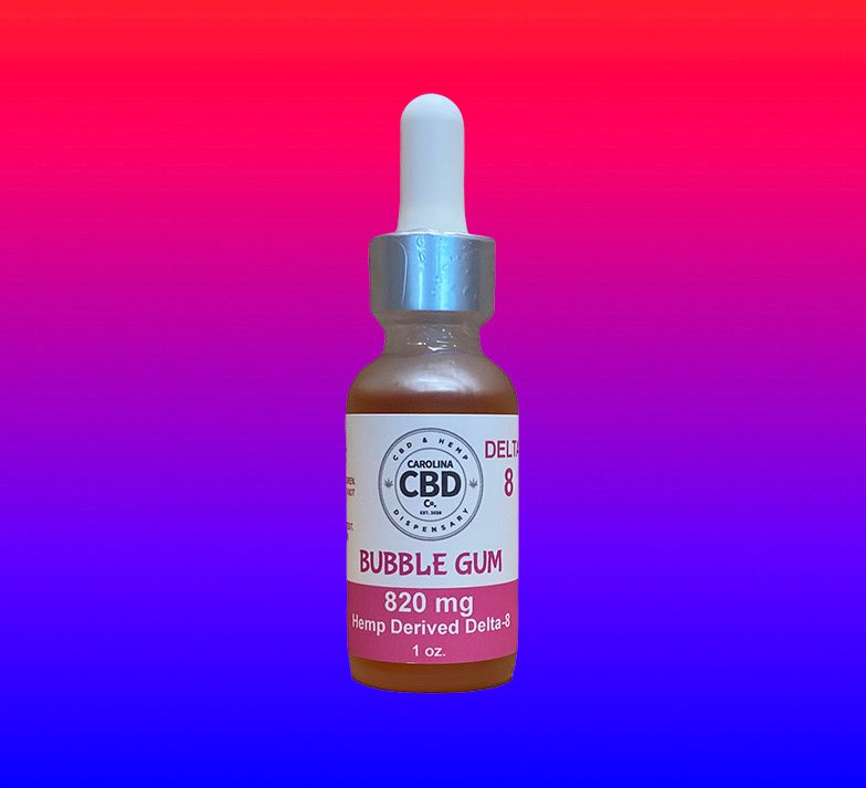 Our new Delta-8 Bubble Gum flavored Tincture is a hot seller!!

#CBD #delta8