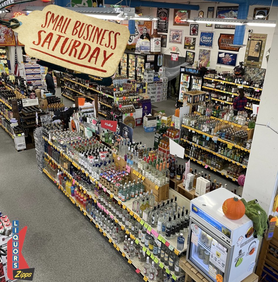 Happy Small Business Saturday! 

Support small businesses today! Come on in and find a holiday gift for a friend, family member, or a drink for tonight!

#smallbusinesssaturday #supportlocal #smallbusiness #zippsliquor #minnesotaliquor #liquorstorenearme