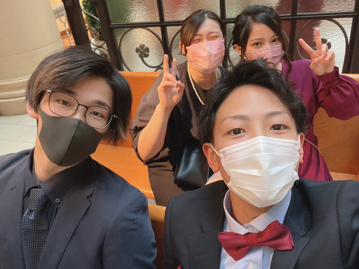 kazuhoon_4's tweet photo. 推し夫婦の結婚式💒🤵‍♂️👰
末永く幸せでありますように💓

感動しちゃったよ😭😭💓
みんなに会うのも久しぶりで楽しかった😊✨✨

心がまた浄化されました🤫✨
ありがとう🌸 https://t.co/qXh10r84ju