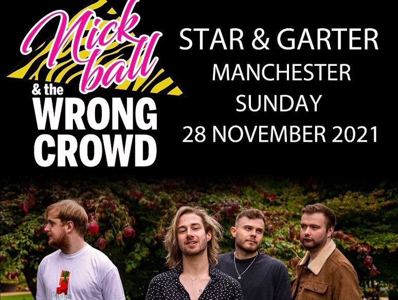 seetickets.com/event/nick-bal… TOMORROW! (Lol) we play Star &amp; Garter with support from @chriskellygtr and <a href="/wearebohmen/">BÖHMEN</a>