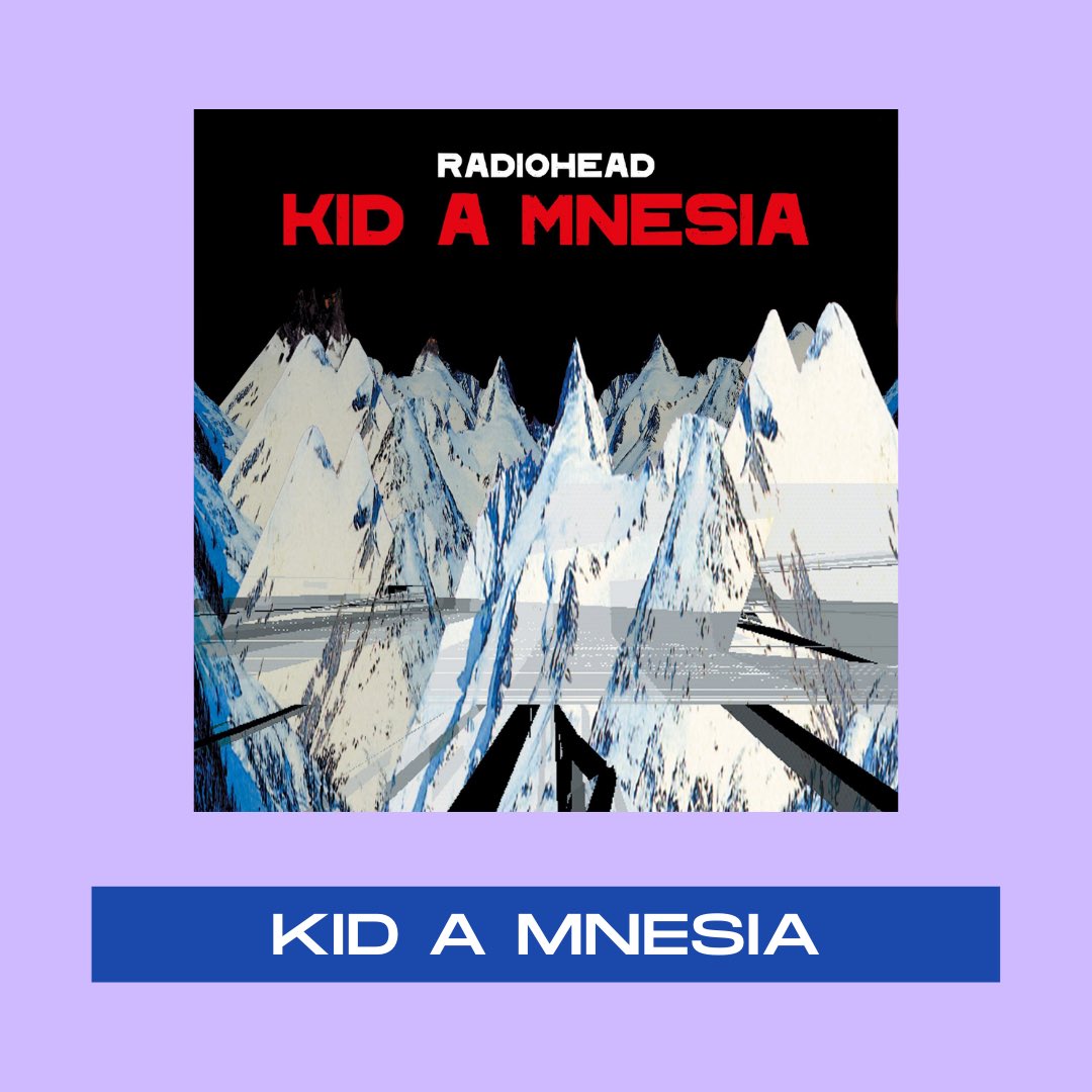DeZeeMusic's tweet photo. This month, @radiohead has released albums Kid A &amp; Amnesiac in one new issue called "Kid A Mnesia". This release contains both albums, and unreleased and exclusive material from the studio.

Listen to Kid A Mnesia > https://t.co/Zm8k28QTm4

#Radiohead #DeZeeMusic #DeZeeFeatures https://t.co/HT8bzzHncF
