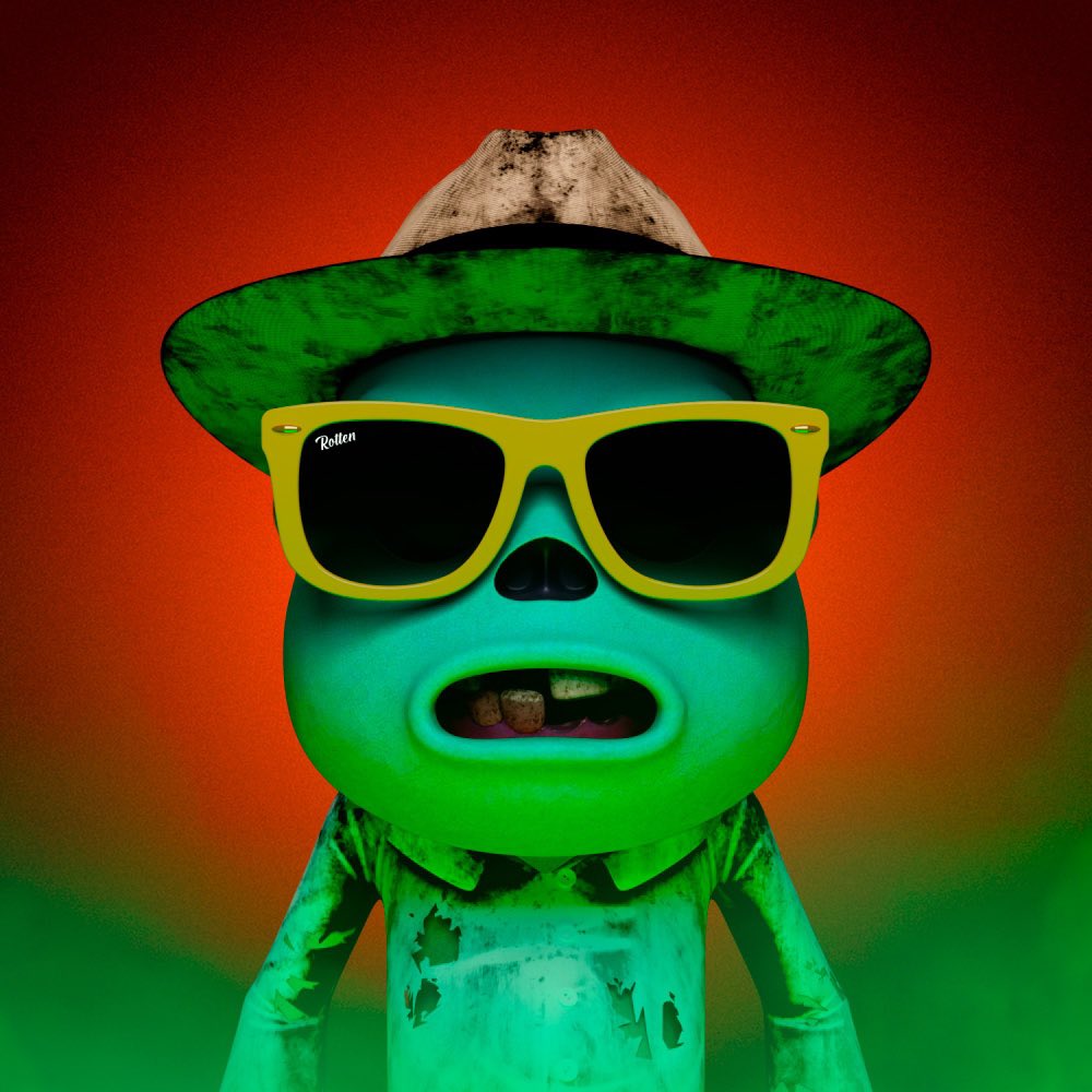 nouam99's tweet photo. One more for the club 🧟‍♂️🙋🏻‍♂️ @rotten_ville #NFTs #SolanaNFT #rottenville #myrotten https://t.co/Nmar1wN3UN
