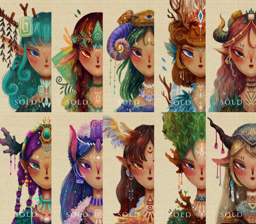 MistJinx's tweet photo. It's been 1 week - MistJinx's Mythic Guardian received loads of support. Can't thank you all enough.

I really put my heart and energy into them, and hoping the concept of 'find your connection' will go a long way. 🌿🦋

Congrats all primeval guardians, and see you next batch 😉 https://t.co/yiVfiQJl8I
