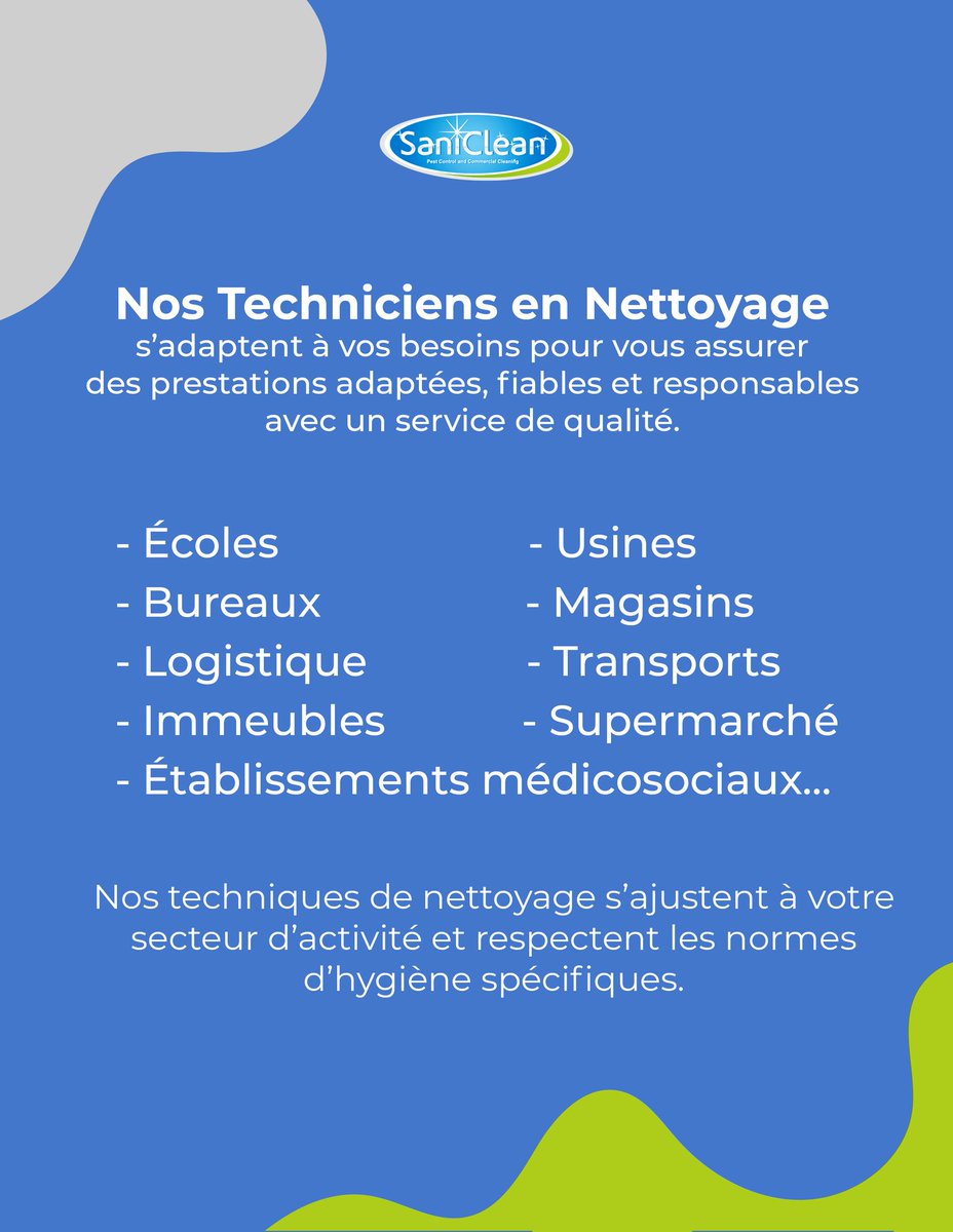 Saniclean509's tweet photo. Nos spécialistes du #nettoyage sont des experts expérimentés dans le #contrôle_microbien . 

Nous offrons un service de #brumisation unique pour #désinfecter les zones à problèmes difficiles d'accès dans une variété d'#industries...

2813-0405/2228-6405 https://t.co/1HYQJyw2Yi