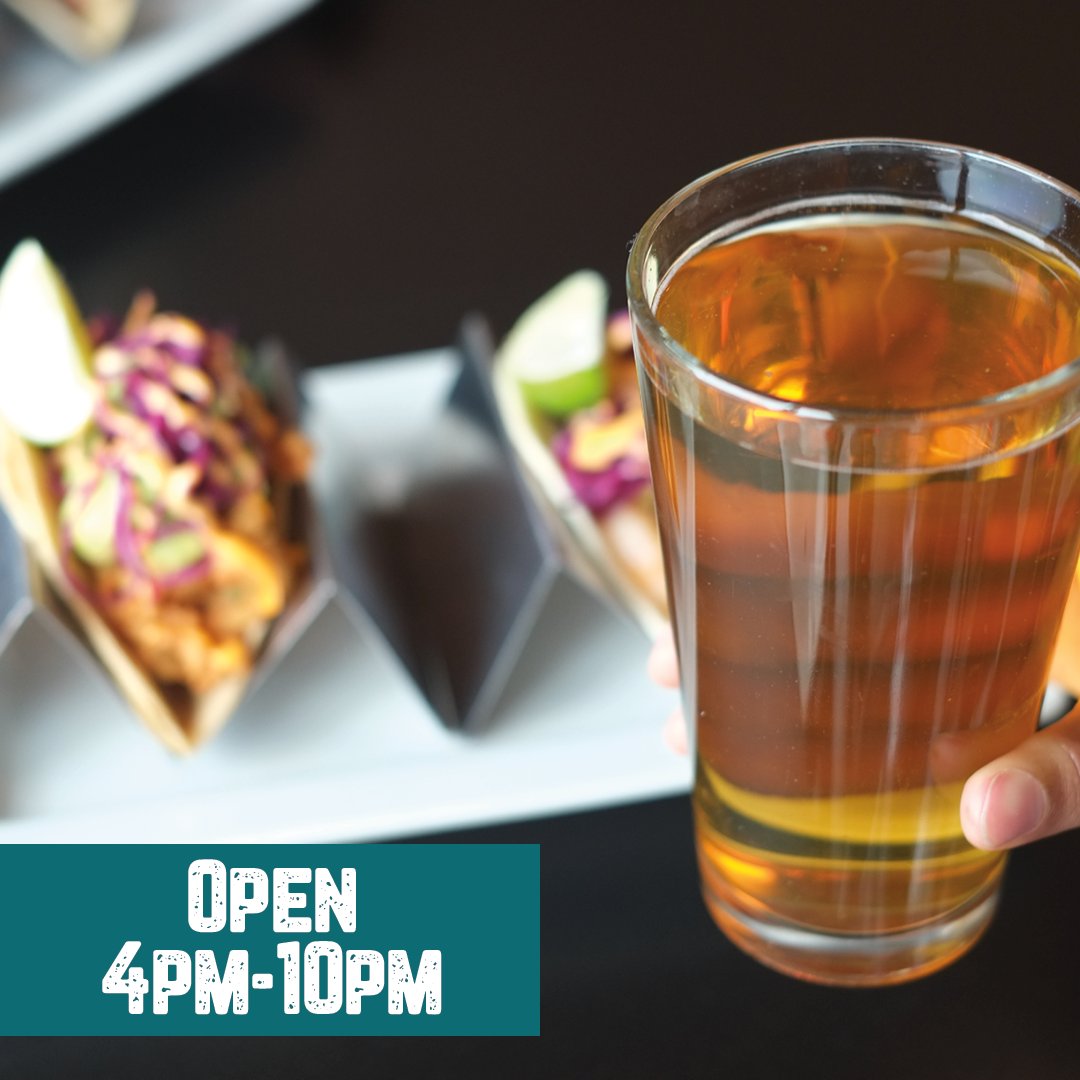 Shoppin' small til you drop today? We've got dinner covered. We're open 4pm to 10pm today!