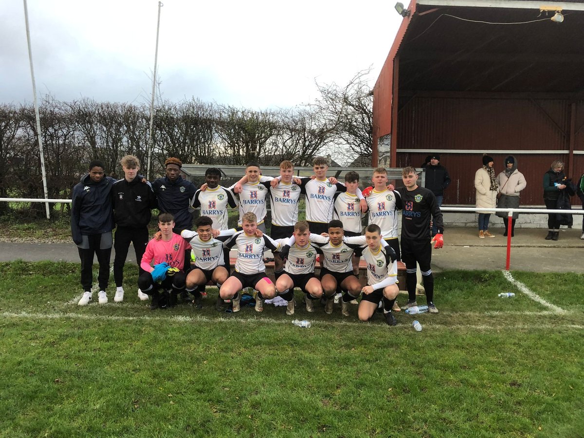 DouglasHallAFC's tweet photo. FAI Youths Cup
Carndonagh 1-3 Douglas Hall
It’s all over here in Carndonagh and the Youths are into the last 16. Adrien Thibaut hat trick for the Hall ⚽⚽⚽Thanks to Carndonagh FC for their hospitality, the soup was well appreciated. #dhafc https://t.co/d9mczeS0vh