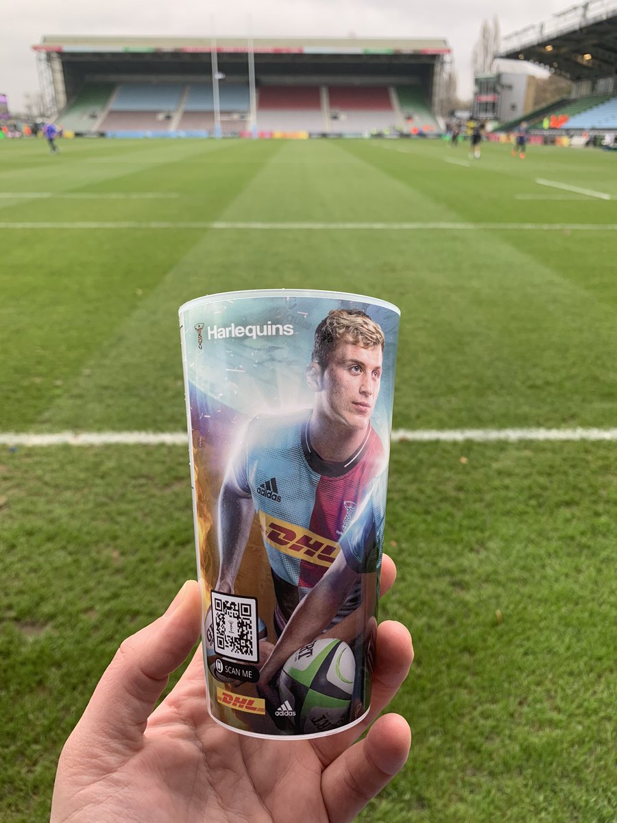quinsfoundation's tweet photo. Brought a drink today whilst watching @Harlequins ? Scan the QR code 🙌
#CupsForGood #ChangeLives #BuildingBrighterFutures https://t.co/JUPVJo2BHF