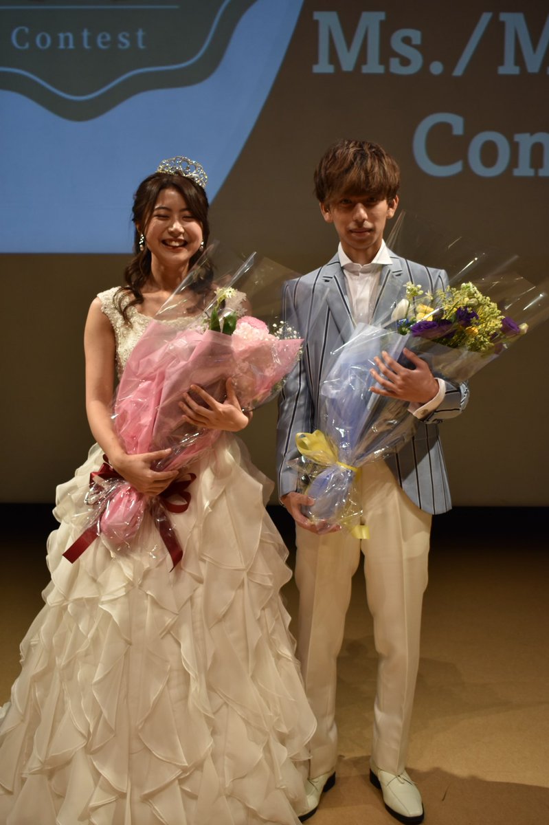 sit_missmister's tweet photo. 今更ですが、『第49回芝浦祭ミスミスターコンテスト2021』のグランプリは、
Miss No2.森栗七海さん
Mr No3.猪俣和那さん
です！！！
おめでとうございます🎉 https://t.co/NE1vn59EqB