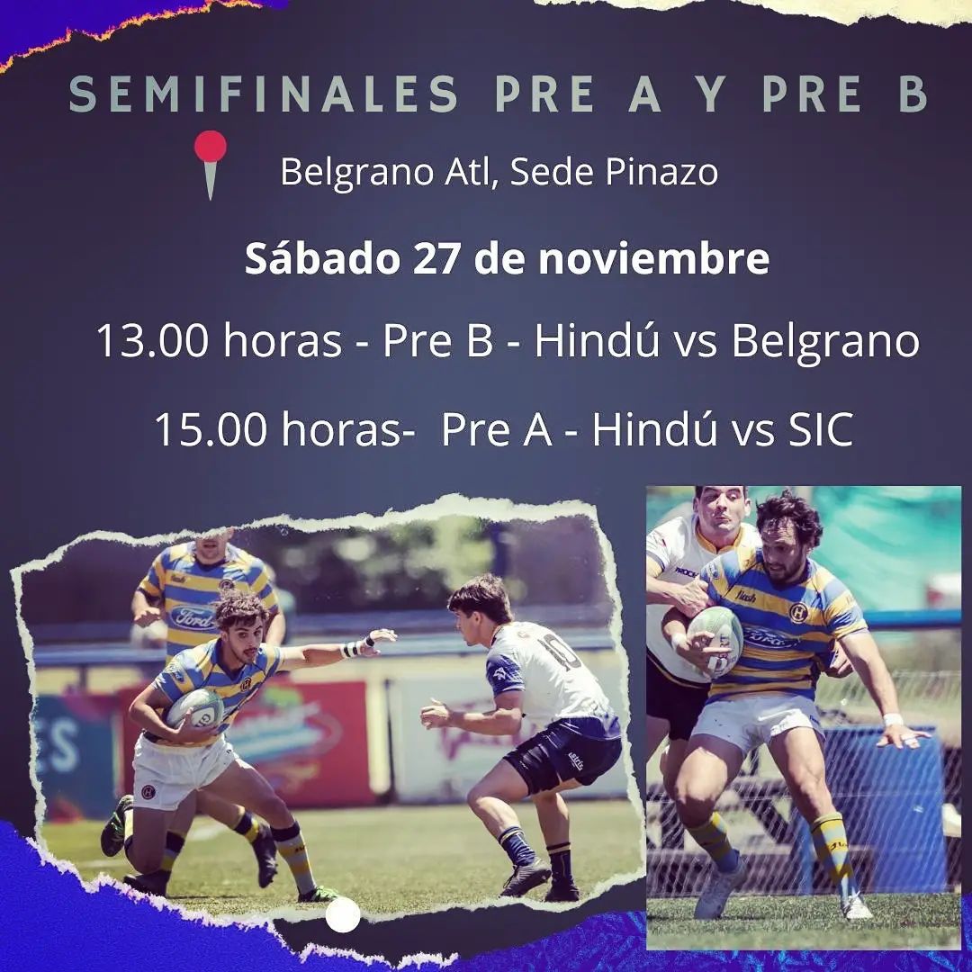 TorcuaSports's tweet photo. 🏉Vení a alentar este sábado a la Pre A y B, que se juegan el pasaje a la final 🏆

#VamosTorcuato https://t.co/2HsJrgKxWp