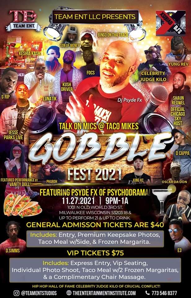 Tonight #GOBBLEFEST2021 #MILWAUKEEWISCONSIN