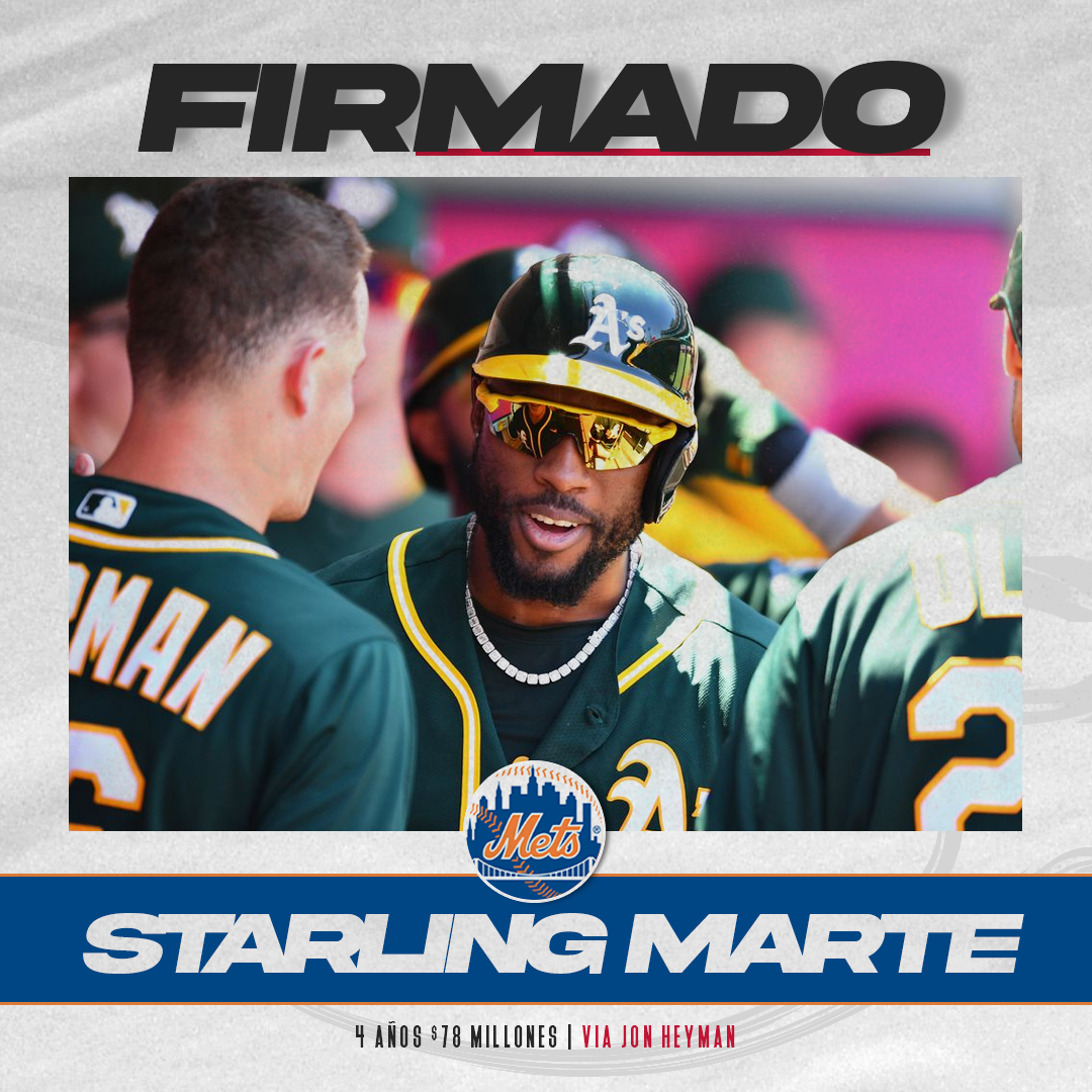 angelagutierrzz's tweet photo. Según los informes de @JonHeyman, los @Mets tiene un acuerdo de 4 años con Starling Marte.

#LatinMedia 🏆 https://t.co/DOSmQYMQAD