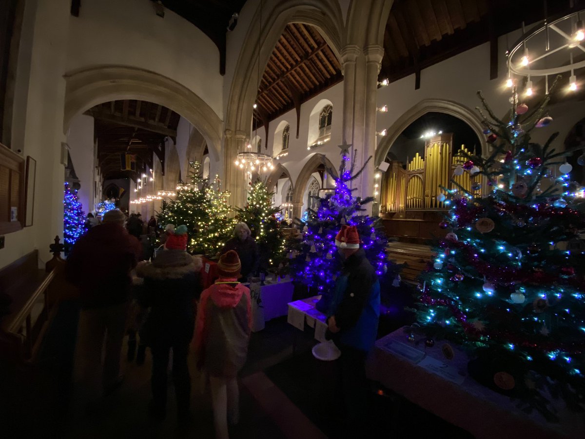aylshamchurch's tweet photo. What a great evening at the @aylshamchurch #ChristmasTreeFestival2021! We welcomed 1500 people to see the trees &amp; support local charities &amp; groups. Thank you for following our safety procedures &amp; for patiently queuing! Do pop back if you didn’t get in, it’s open until Tues! https://t.co/ghvW8ix2uU