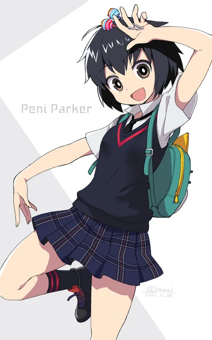 謎のポーズ 