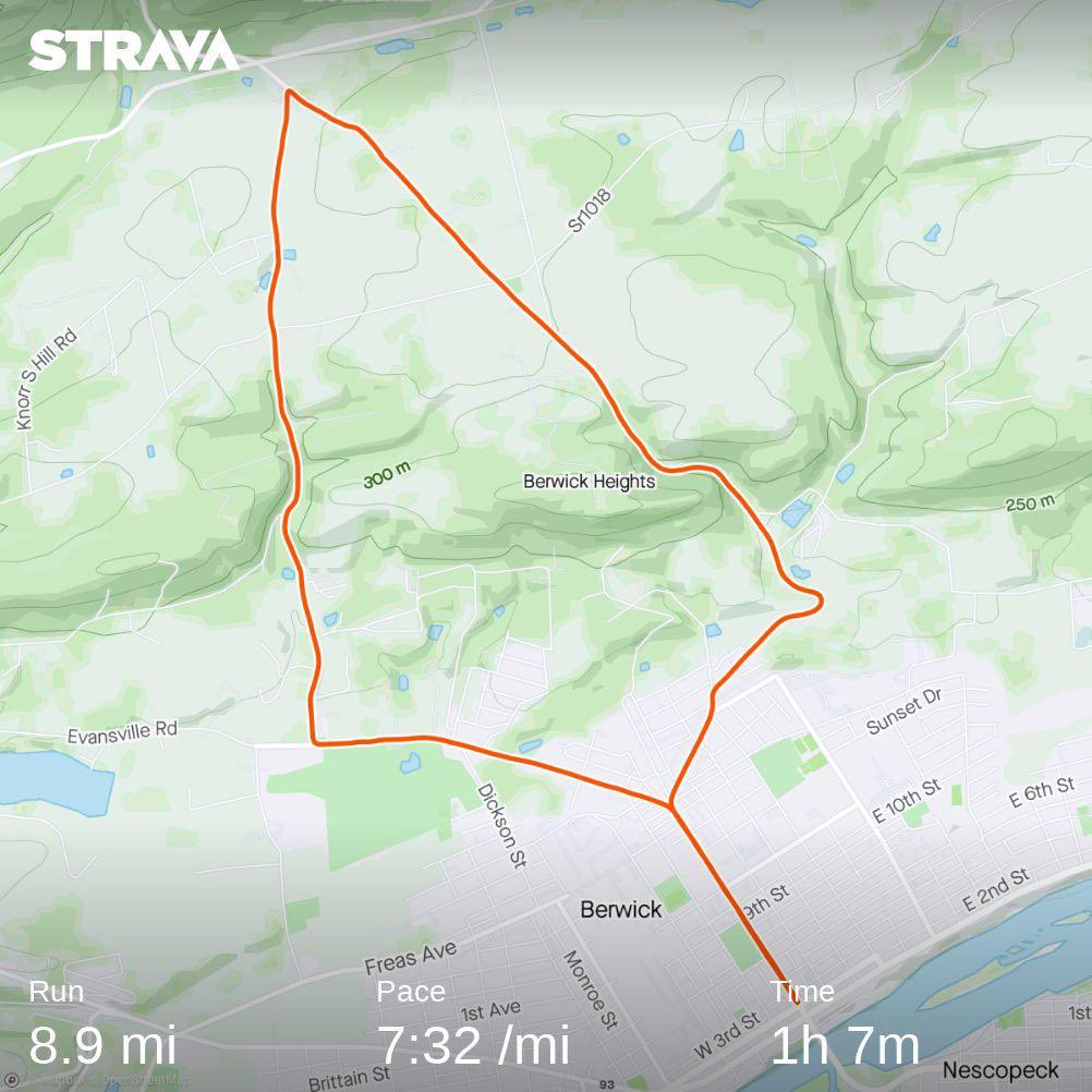 DrNoelBlanco's tweet photo. Check out my run on Strava. 2 minutes slower than my personal best due to unplanned events, but I enjoyed each minute running it topless and in shorts in 30F. #doctorsthatrun #docsthatdo
https://t.co/5ZjdF96Cm5 https://t.co/1Dt79zbXy6