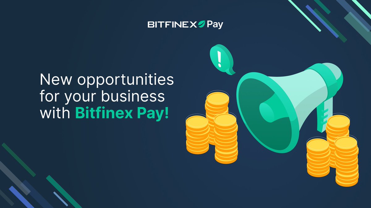 bitfinex's tweet photo. Crypto payments bring unparalleled opportunities for businesses. Learn about the benefits and how to start accepting #Bitcoin #Tether #Ethereum with #BitfinexPay. ⬇️
https://t.co/TLWRFj7Hfq https://t.co/r1nmdiEJQU